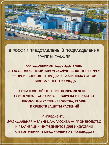 Солод Суффле ячменный карамельный светлый 10-40 ЕВС